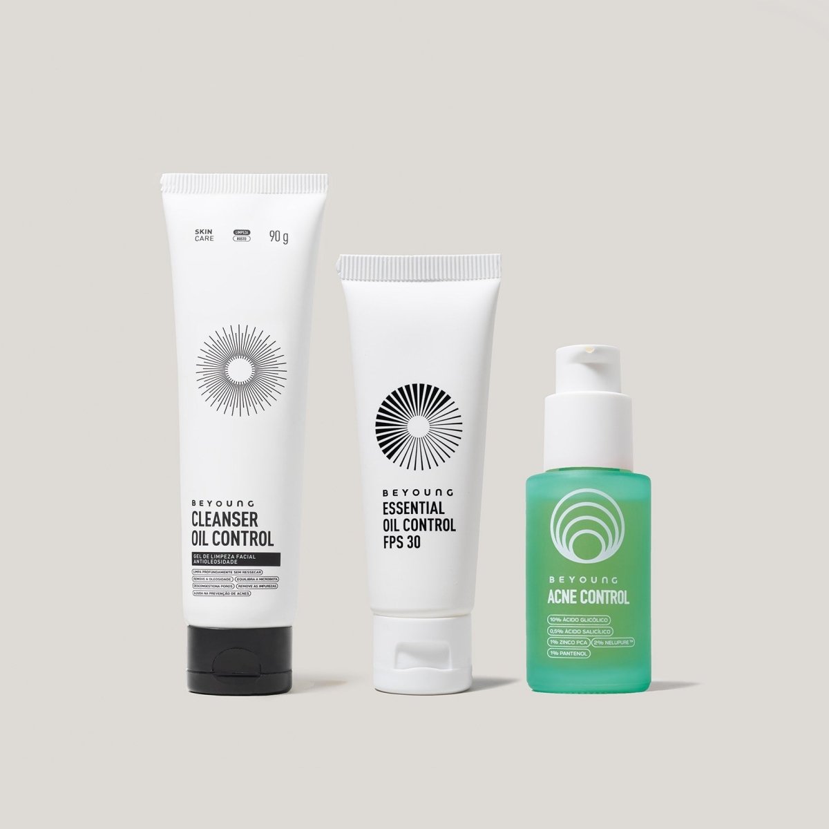 Kit Rotina Completa Ácido Glicólico + Salicílico - Cuidado da pele