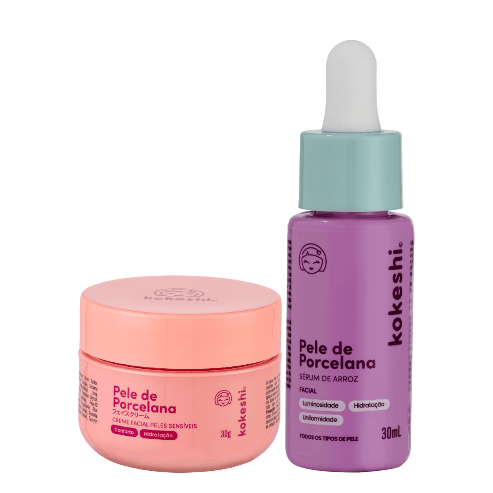 Kit Sensível + Sérum de Arroz - Cuidado da pele KKS00171