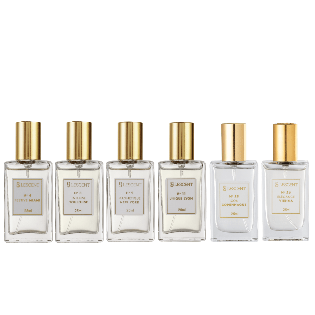 Kit Sexteto Feminino N4 + N8 + N11 + N24 + N26 + N28 | 25ml - Perfumes e Colónias KLC99108