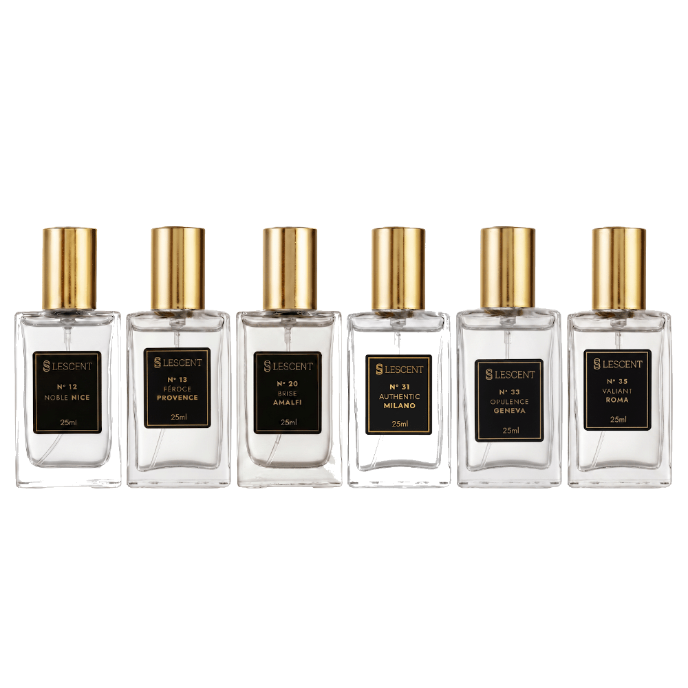 Kit Sexteto Masculino N12 + N13 + N20 + N31 + N33 + N35 | 25ml - Perfumes e Colónias KLC99134