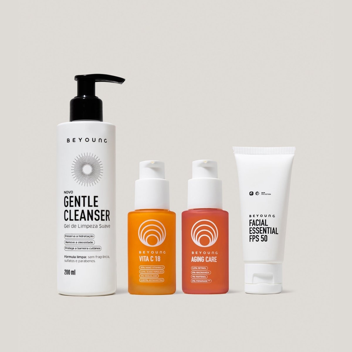 Kit Skincare Dia e Noite Completo - Cuidado da pele