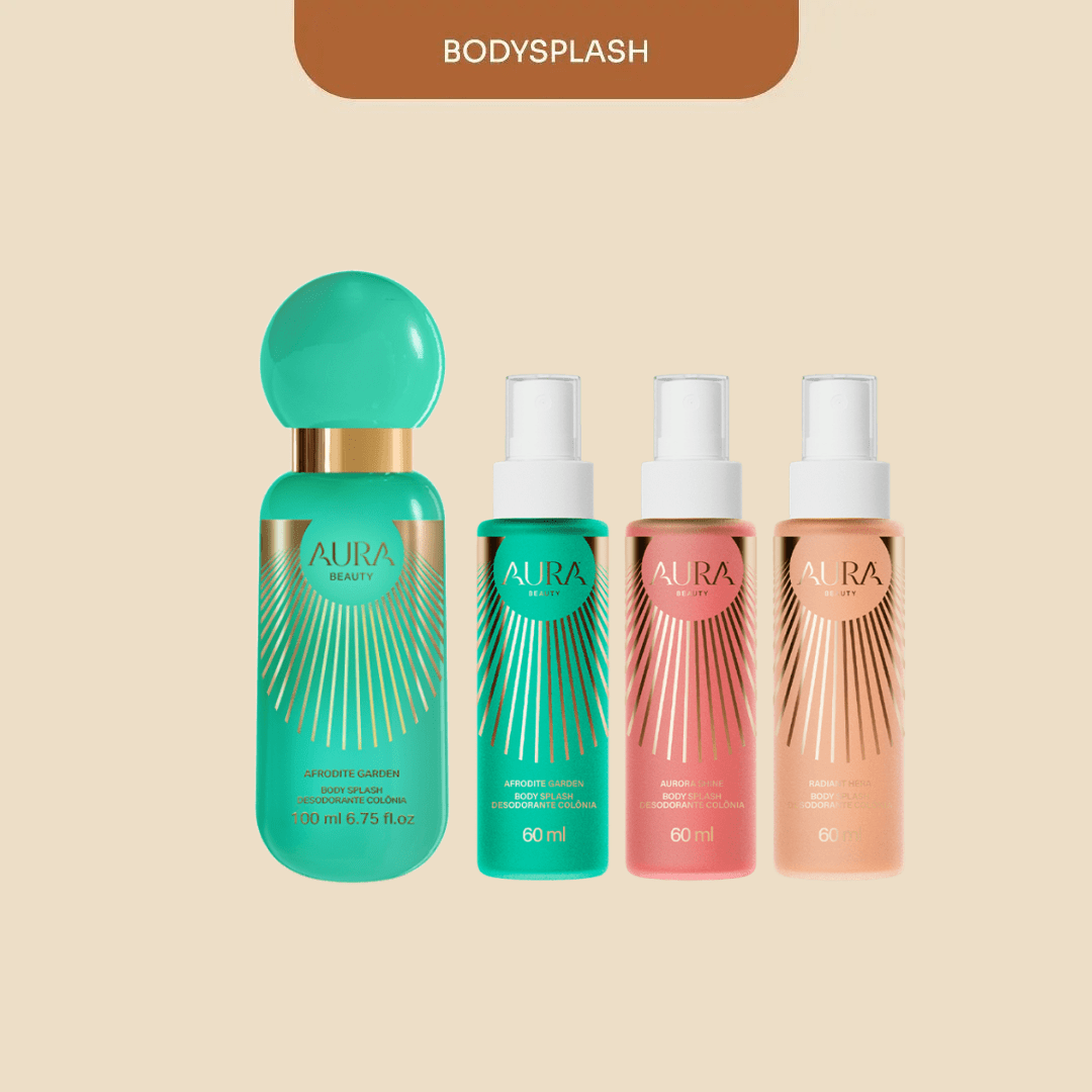 Kit Trilogia + Body Splash Afrodite Garden 100ml