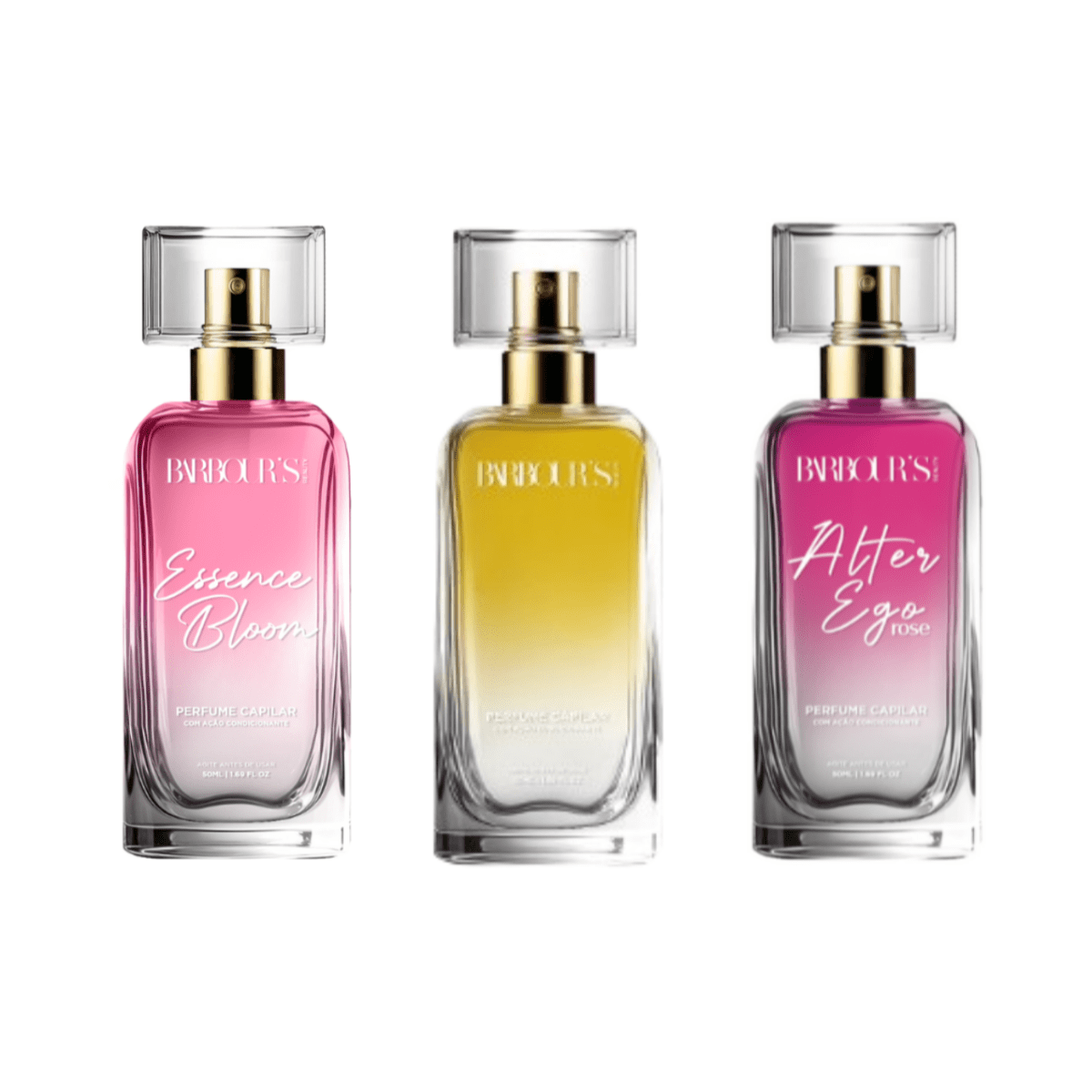 Kit Trilogia Capilar Floral (3 Perfumes Capilares) - La Vie, Essence Bloom e Alter Ego Rose - 20204