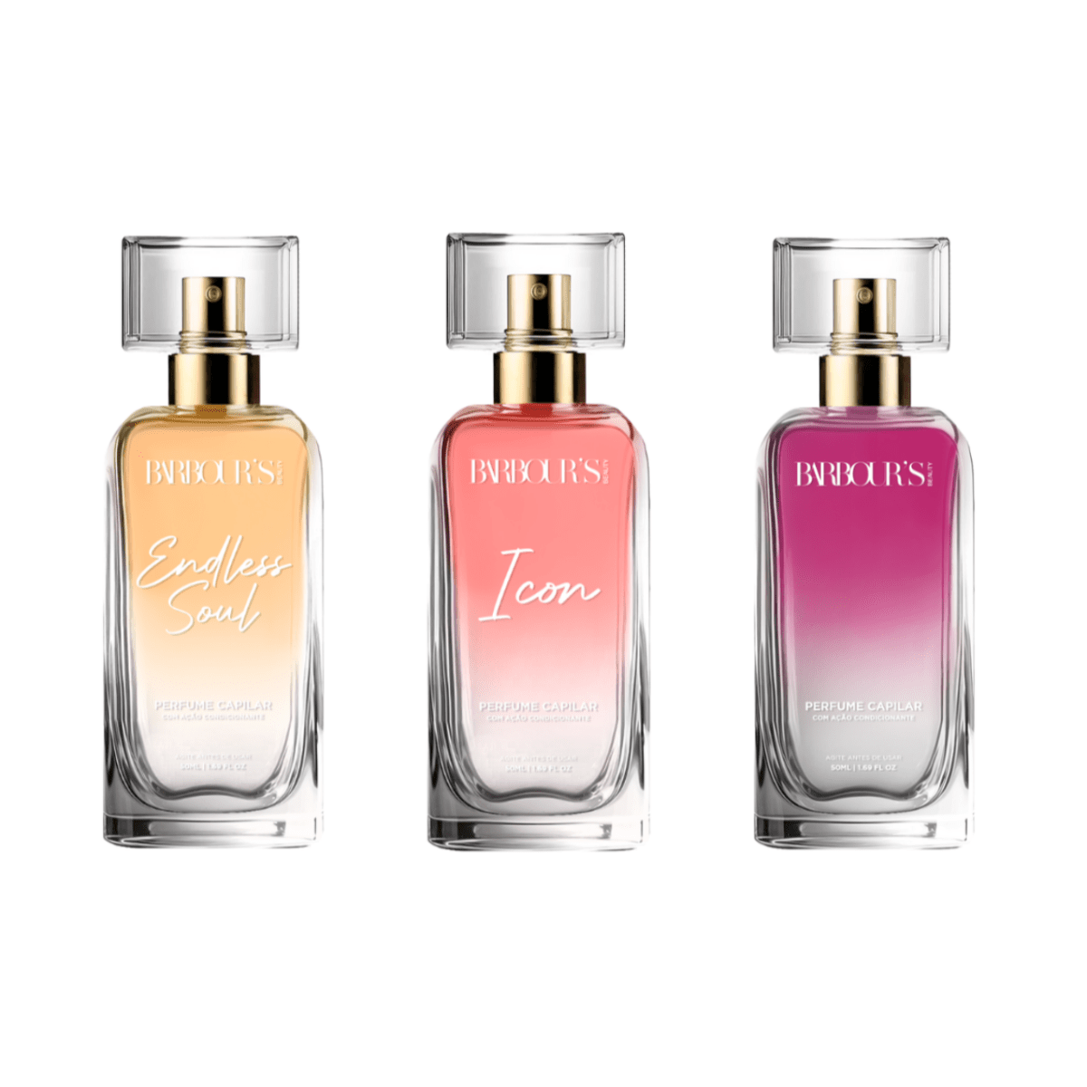 Kit Trilogia Capilar Versátil (3 Perfumes Capilares) - Icon, Endless Soul e My Journey - 20203