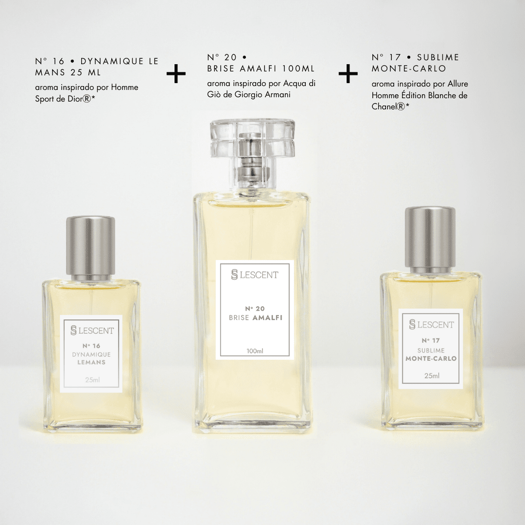 Kit Trilogia Citrus: N20 | 100ml + N16 + N17 | 25ml