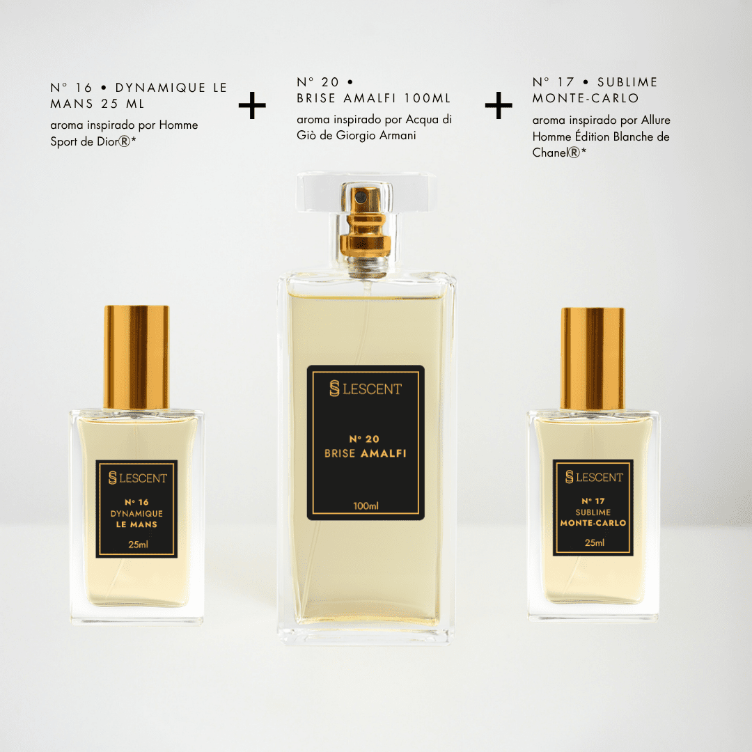 Kit Trilogia Citrus: N20 | 100ml + N16 + N17 | 25ml