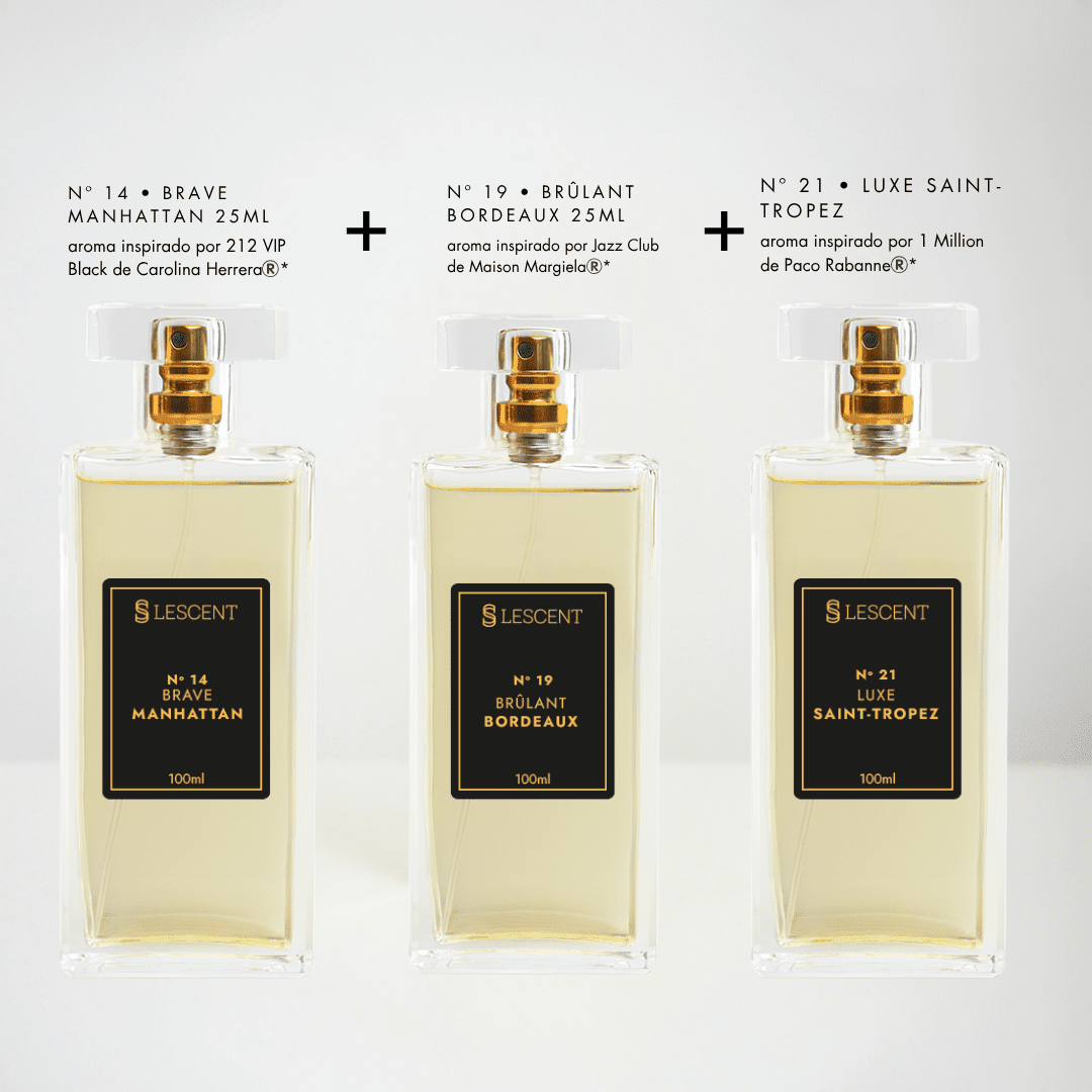 Kit Trilogia Noturna N14 + N19 + N21 | 100ml - Perfumes e Colónias 50049