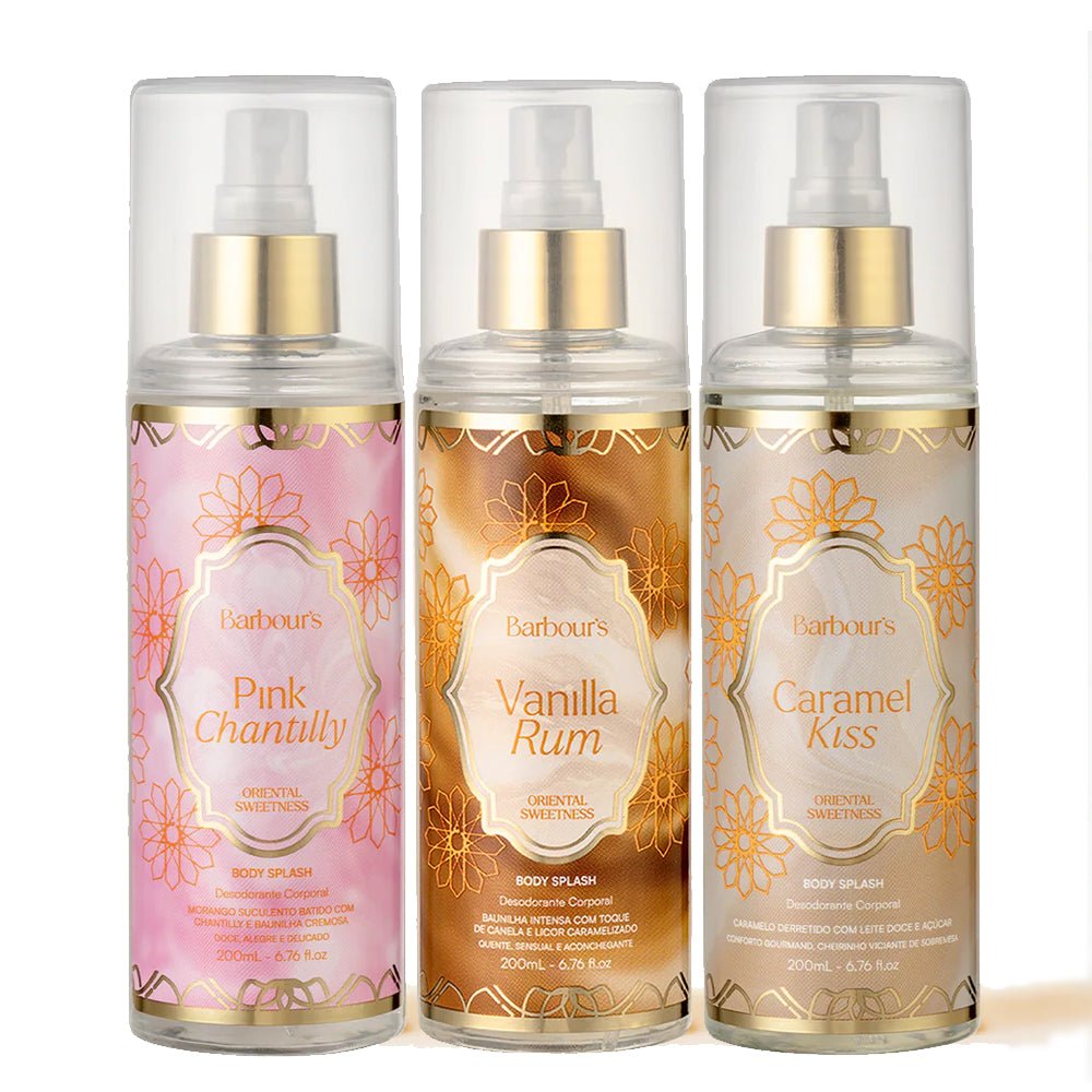 Kit Trio Árabes - Caramel Kiss, Vanilla Rum e Pink Chantilly - 20235