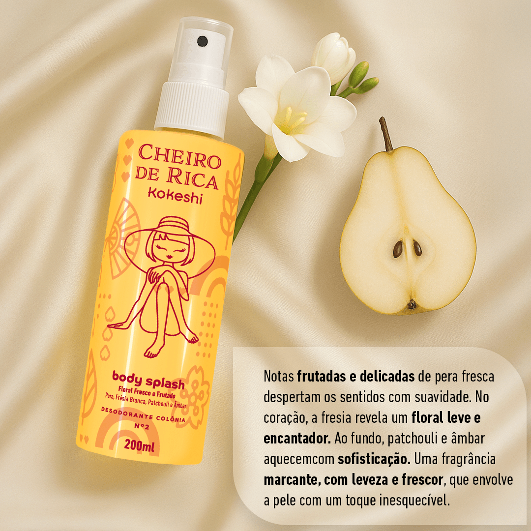 Kit Trio Cheiro de Rica - Body Splash