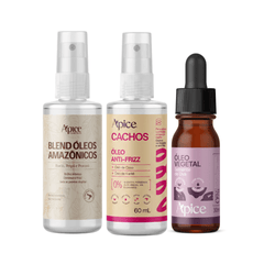 Kit Trio Óleos - Blend, Cachos e Uva