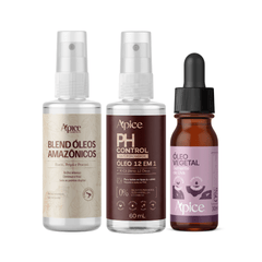 Kit Trio Óleos - Blend, PH Control e Uva
