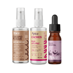 Kit Trio Óleos - Crespo Power, Cachos e Uva