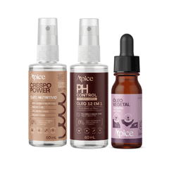 Kit Trio Óleos - Crespo Power, PH Control e Uva