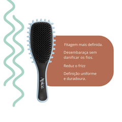 Kit Umectação Crespo - Escova Azul e Manteiga