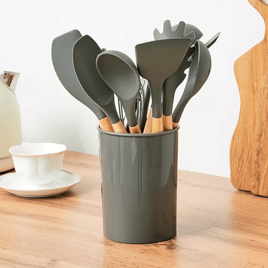 Kit Utensílios de Cozinha 12 Peças