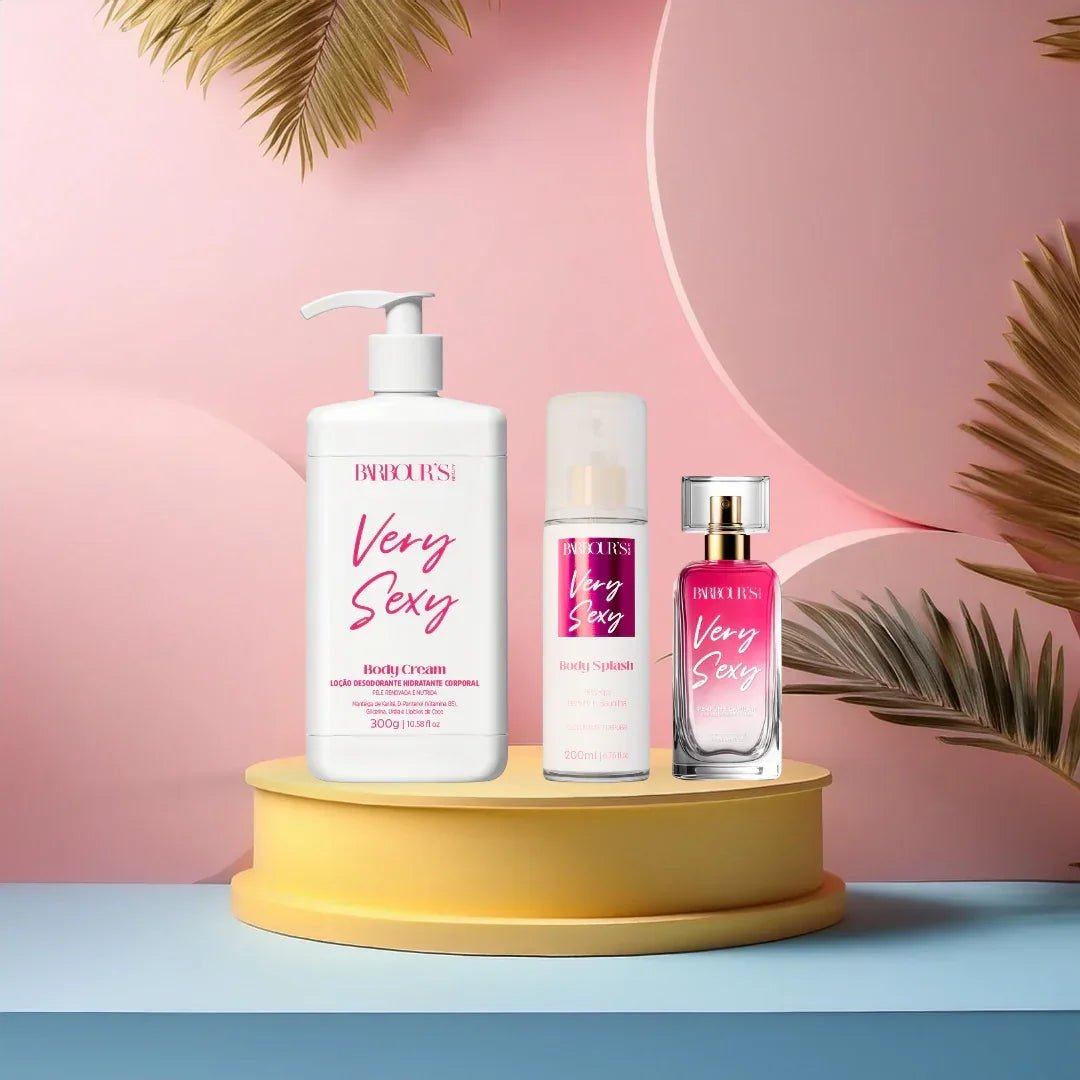 Kit Very Sexy  - Perfume de Cabelo, Body Splash e Body Cream