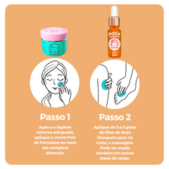 Kit Pele de Porcelana + Óleo de Rosa Mosqueta