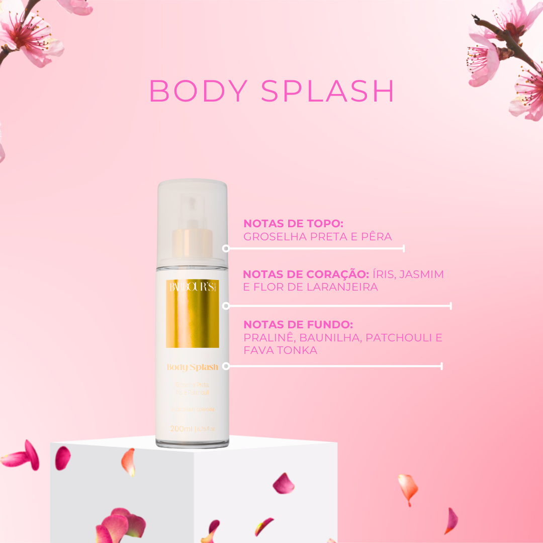 Kit Living Grace - Geleia Hidratante, Body Splash e Perfume de Cabelo