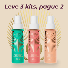 Leve 3 kits, pague 2 - Kit Mini Body Splash Triologia Das Deusas 60ml