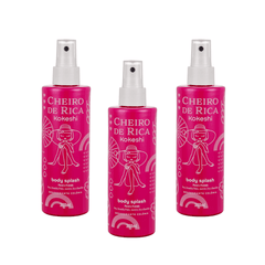 Combo 3x - Body Splash Cheiro de Rica Floral e Frutado