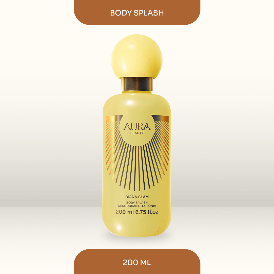 Leve 3, Pague 2 - Body Splash Diana Glam 200ml - Perfumes e Colónias AURA_KitAthena