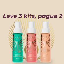 Leve 3, pague 2 - Kit Mini Body Splash Triologia Das Deusas 60ml