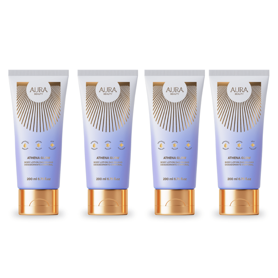 Leve 4, pague 3 - Body Lotion Corporal Athena Glow 200ml - Banho e Corpo 