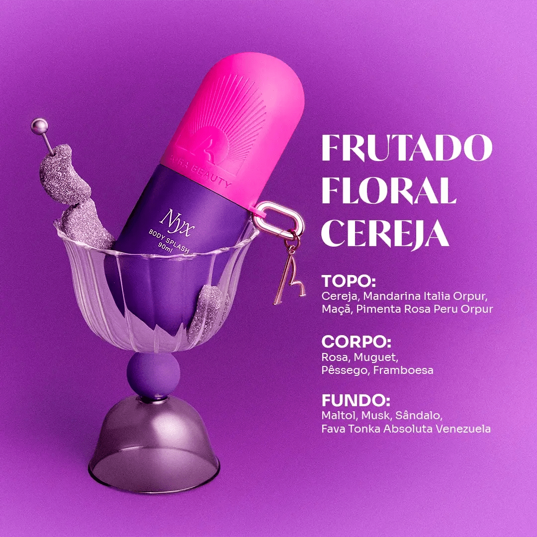 Body Splash Musa NYX AURA Beauty - 90ml