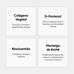 Loção Hidratante Corporal Com Niacinamida + Manteiga de Karité