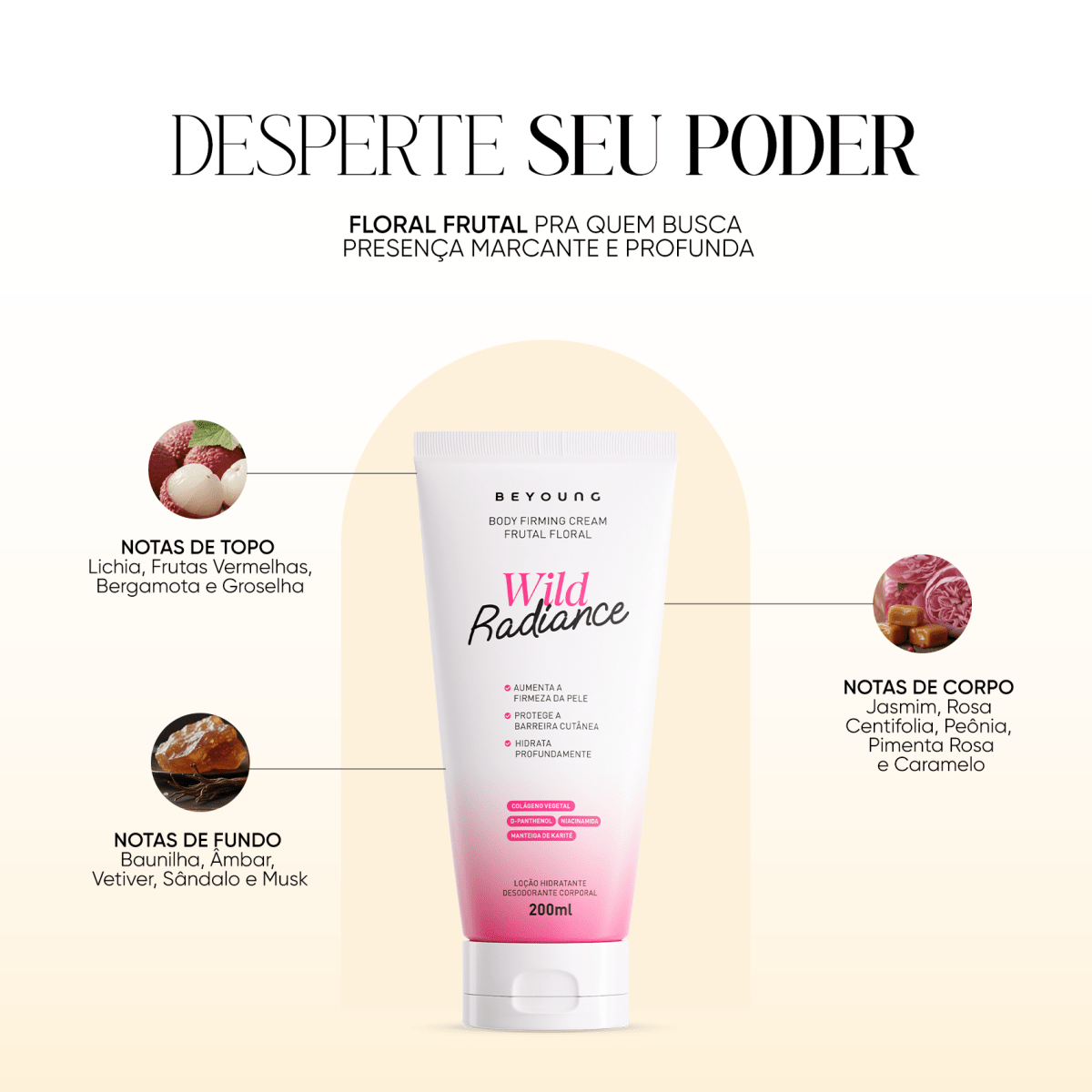 Loção Hidratante Corporal Wild Radiance