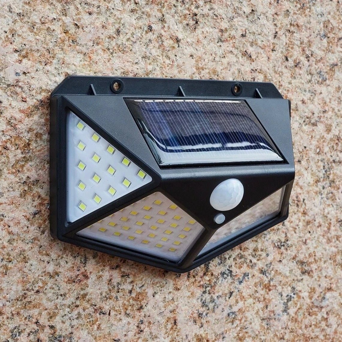Luminária Solar com Sensor de Presença - 100 LEDs - Luminária VDH02834
