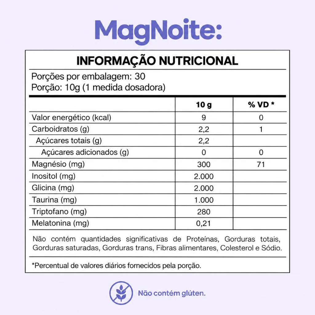 MagNoite Magnésio com Inositol