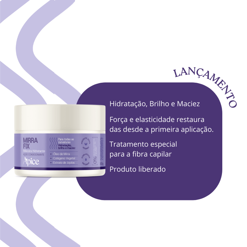 Máscara Hidratante Mirrafix 300g