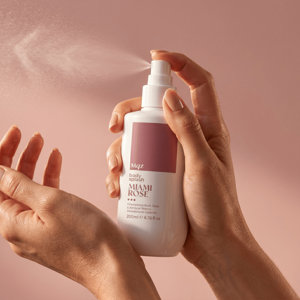 Miami Rose - Kit Body Cream e Body Splash Desodorante