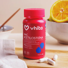 N Acetilcisteína (NAC) 600mg concentrado com selênio e molibdênio