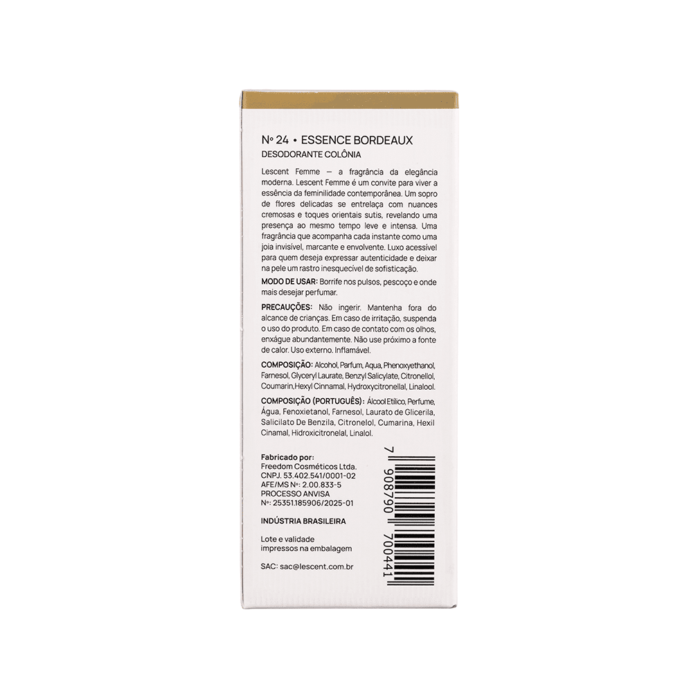 N24 • Essence Bordeaux - 25 ml • Feminino (Chance de Chanel)