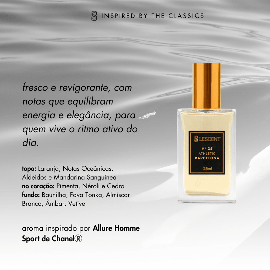 N25 • Athletic Barcelona - 25ml • Masculino (Allure Homme Sport - Chanel)