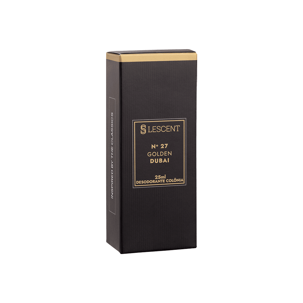 N27 • Golden Dubai - 25ml • Masculino (Baccarat Rouge 540 - Maison Francis Kurkdjian)