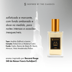 N27 • Golden Dubai - 25ml • Masculino (Baccarat Rouge 540 - Maison Francis Kurkdjian)