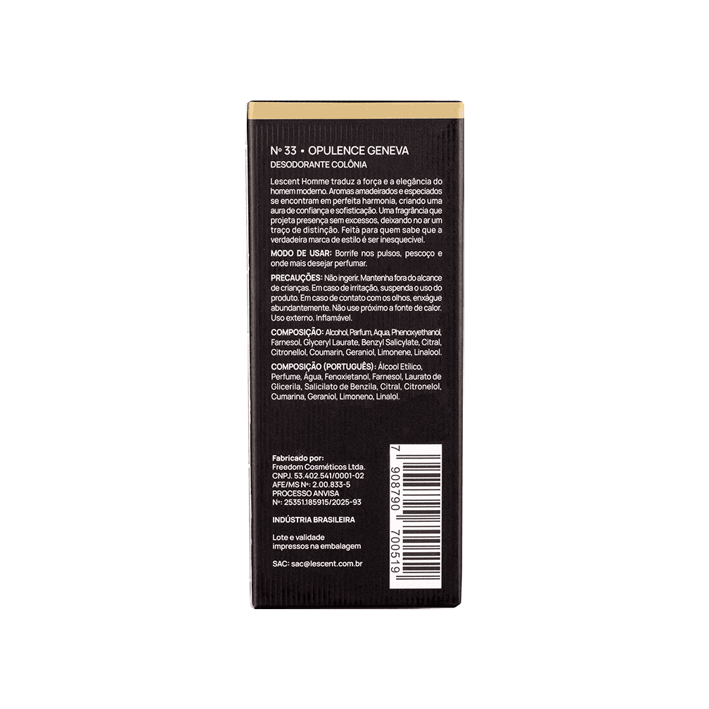 N33 • Opulence Geneva - 25ml • Masculino (Gisada Ambassador - Gisada)