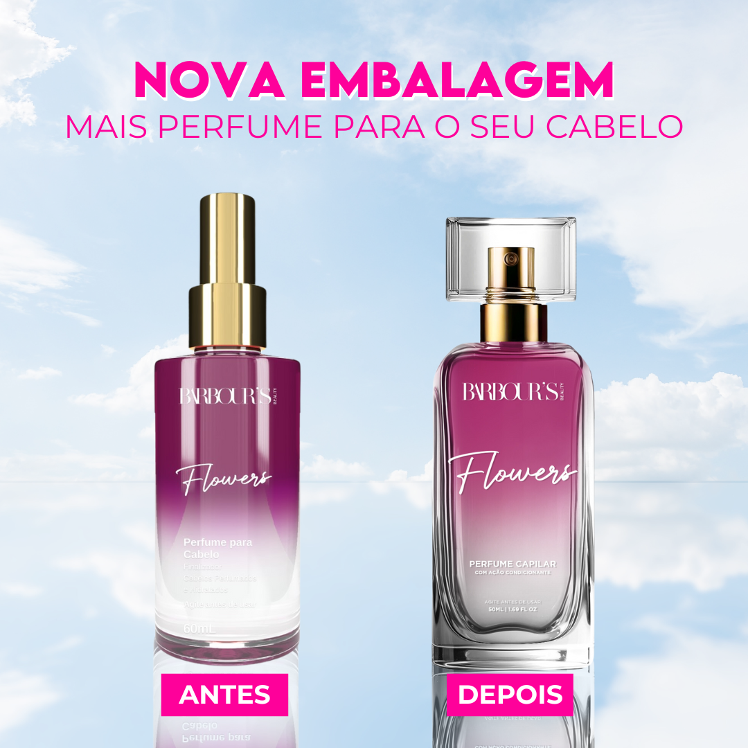 Kit Trilogia Capilar Sweet (3 Perfumes Capilares) - Flowers, Tropic Sun e Popsicle