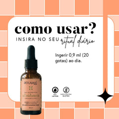 Óleo de Semente de Abóbora (prensado a Frio) Com Vitaminas D3 e E - 30 ml