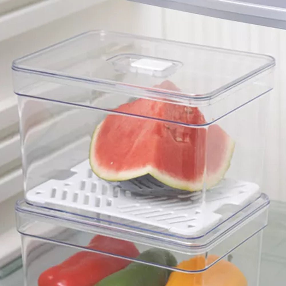 Organizador de Geladeira Retangular com Tela - 3,8L