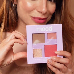 Paleta de Blush, Contorno e Iluminador - Mood Ruby Rose