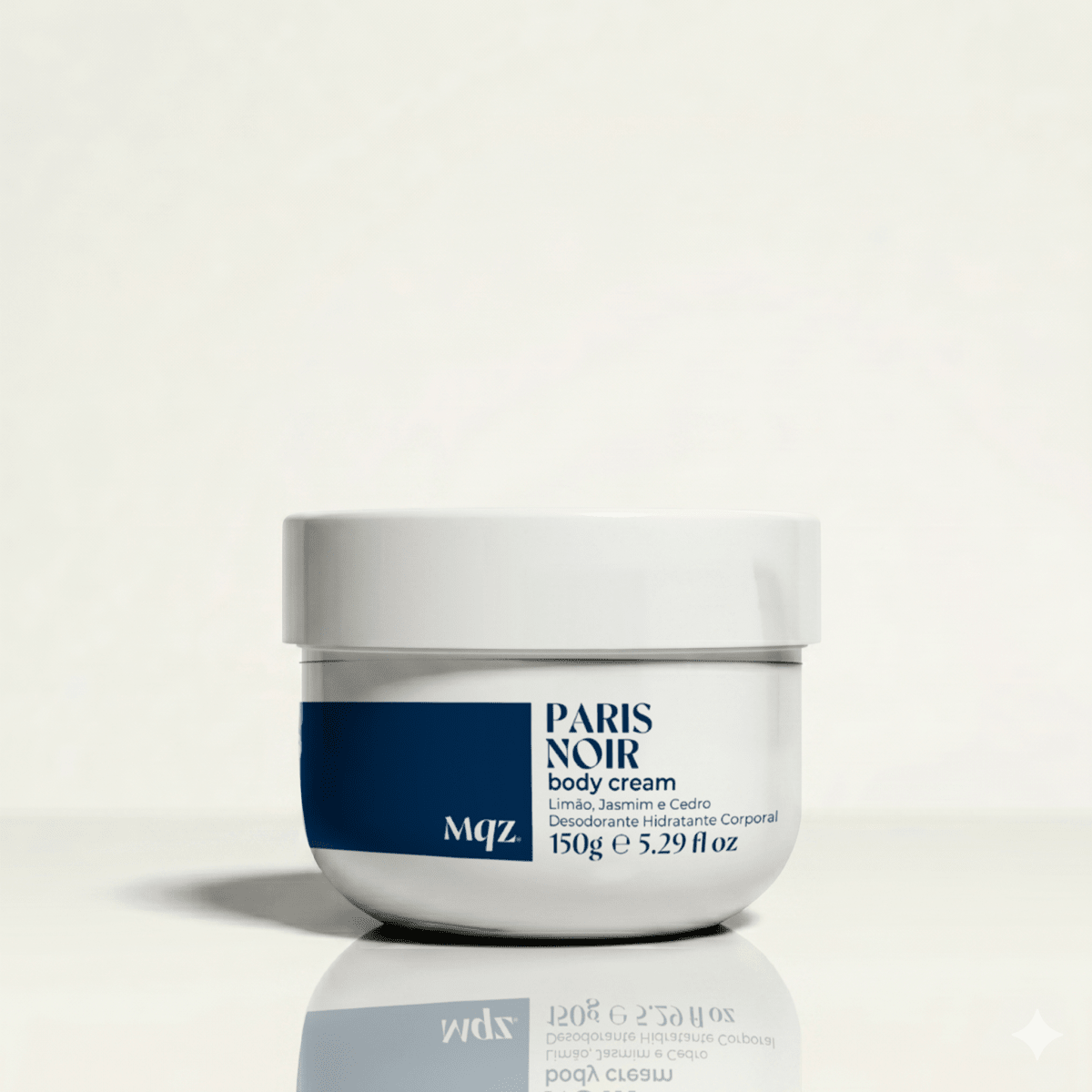 Paris Noir - Body Cream Desodorante Hidratante 150g - Banho e Corpo 10006