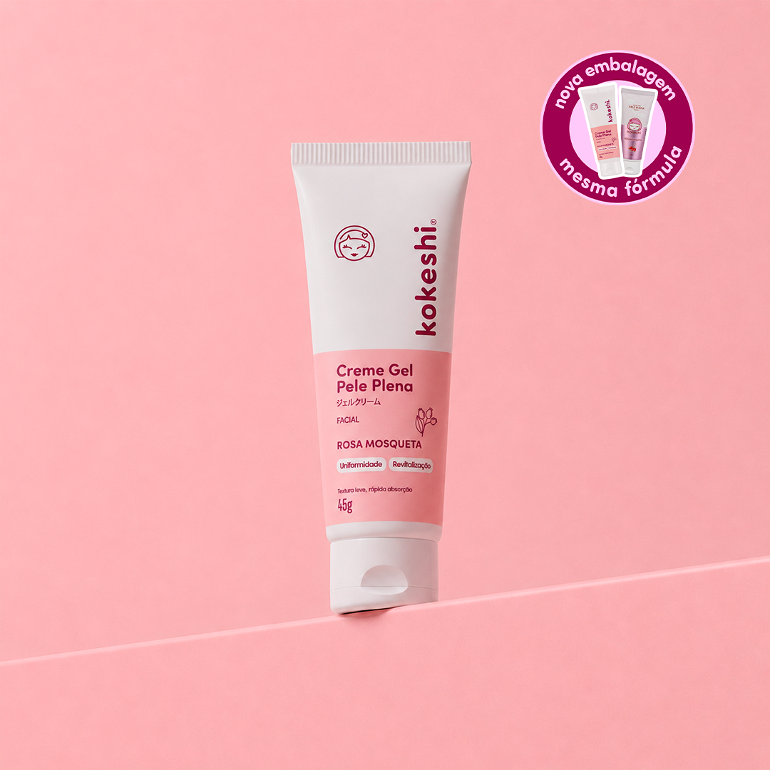 Creme Gel Facial Pele Plena Kokeshi