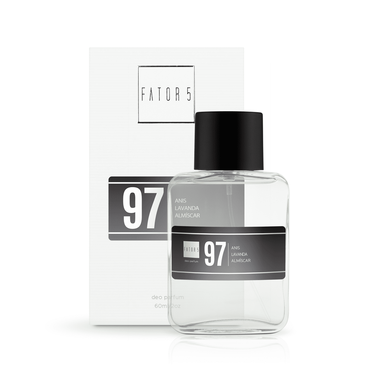 Perfume 97 | 60ml - Masculino (212 VIP Black - Carolina Herrera)