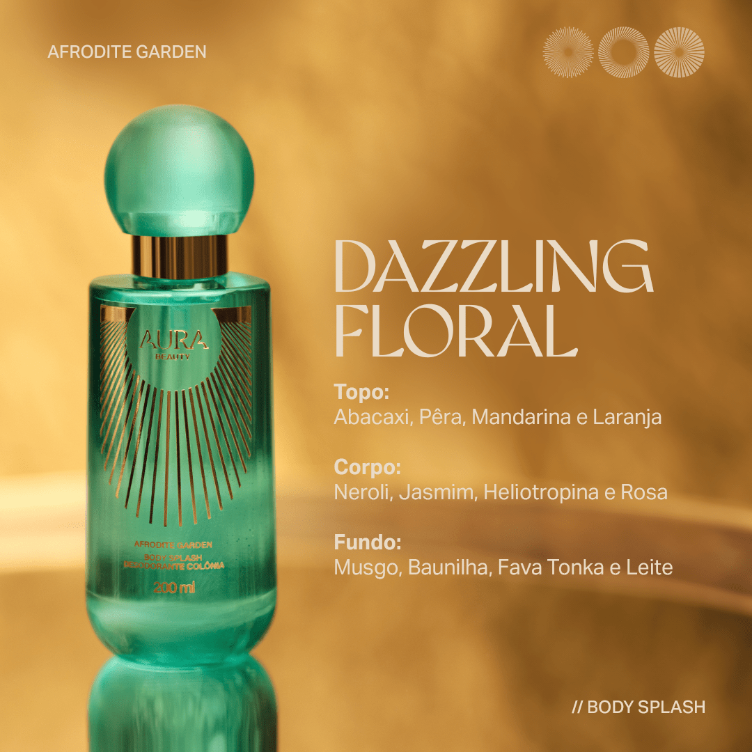 Perfume AURA Beauty 100ml - EDT + Body Splash Afrodite 100ml
