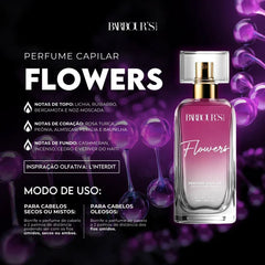 Perfume para Cabelo / Finalizador Termoativo Flowers
