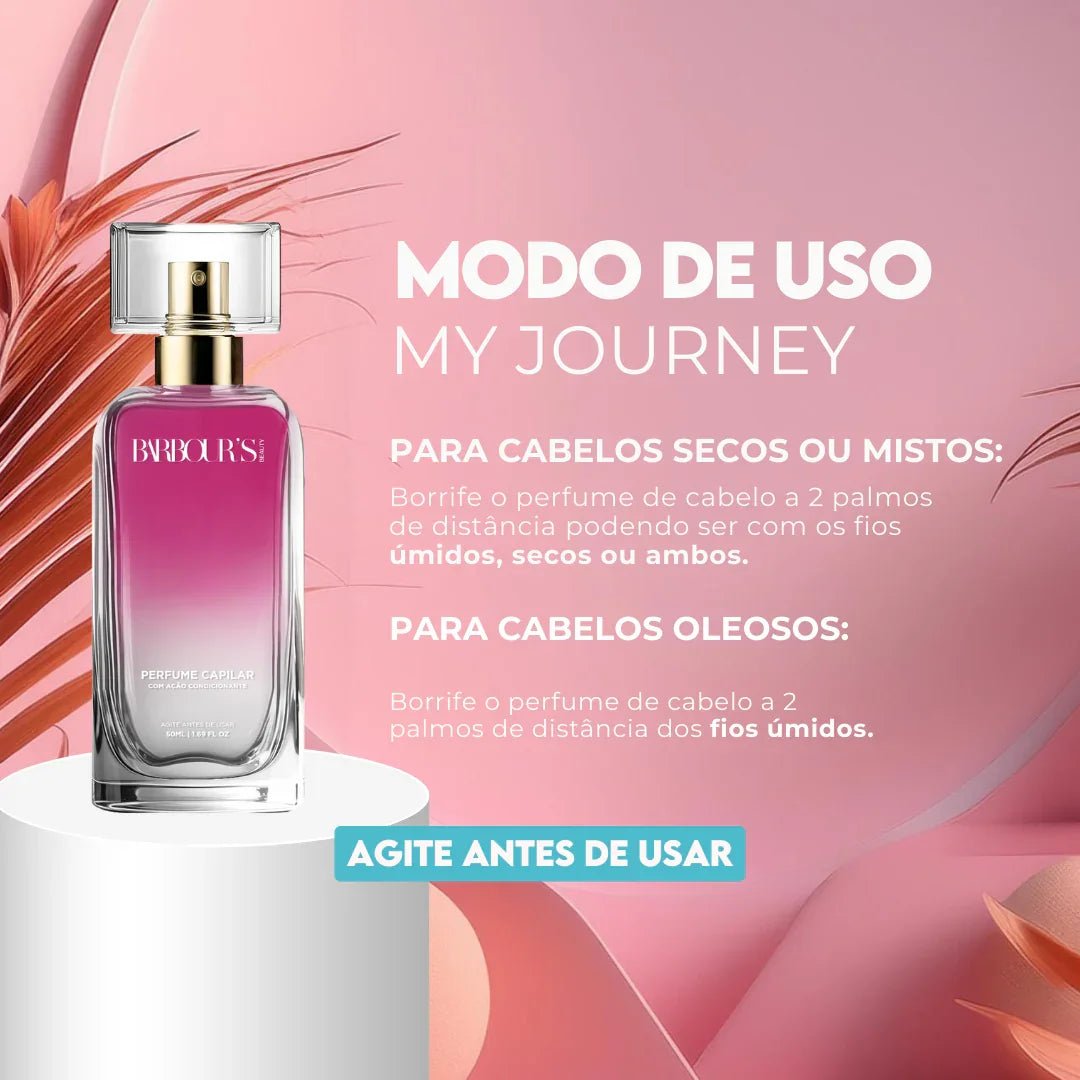 Perfume para Cabelo My Journey / Finalizador Termoativo